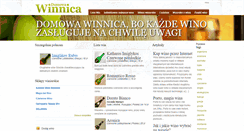 Desktop Screenshot of domowawinnica.pl